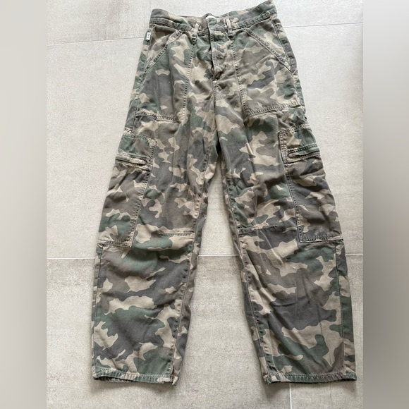 Citizens Of Humanity Pants - Citizens Of Humanity Camouflage Cargo Pants